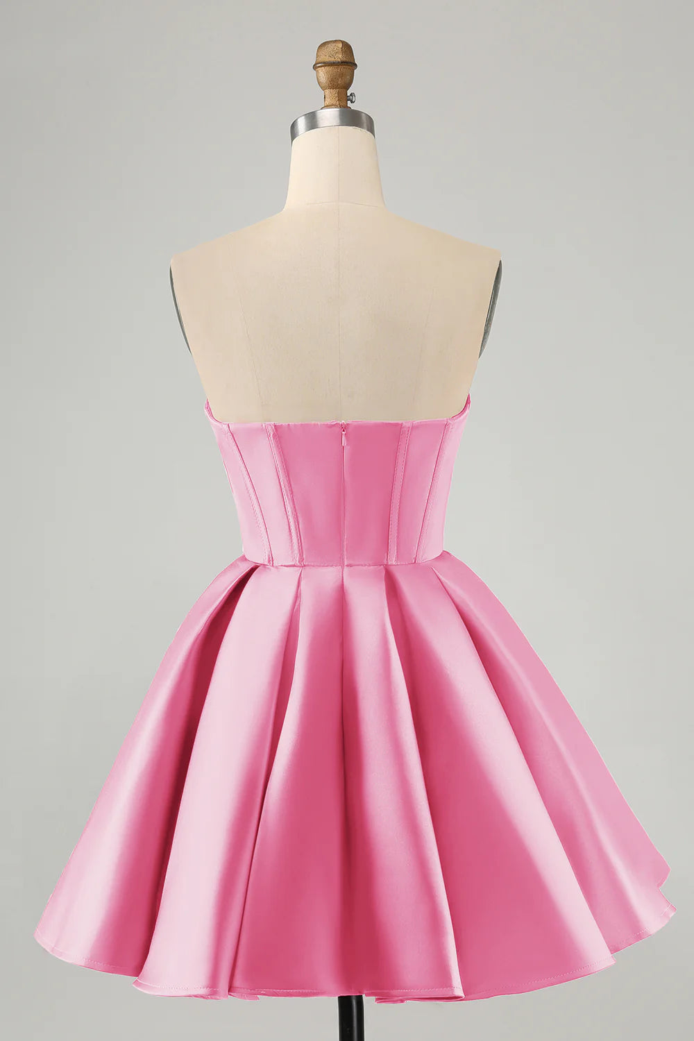 Cute Green A Line Sweetheart Corset Short Homecoming Dress with Beading