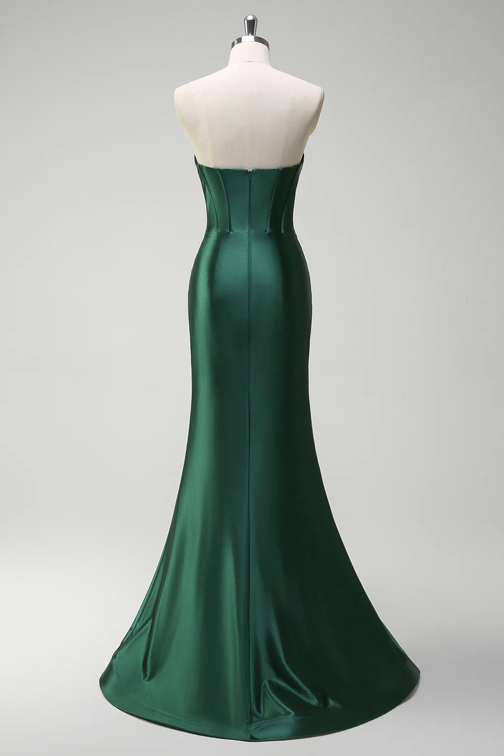 Mermaid tight corset hollow ball dress with beads