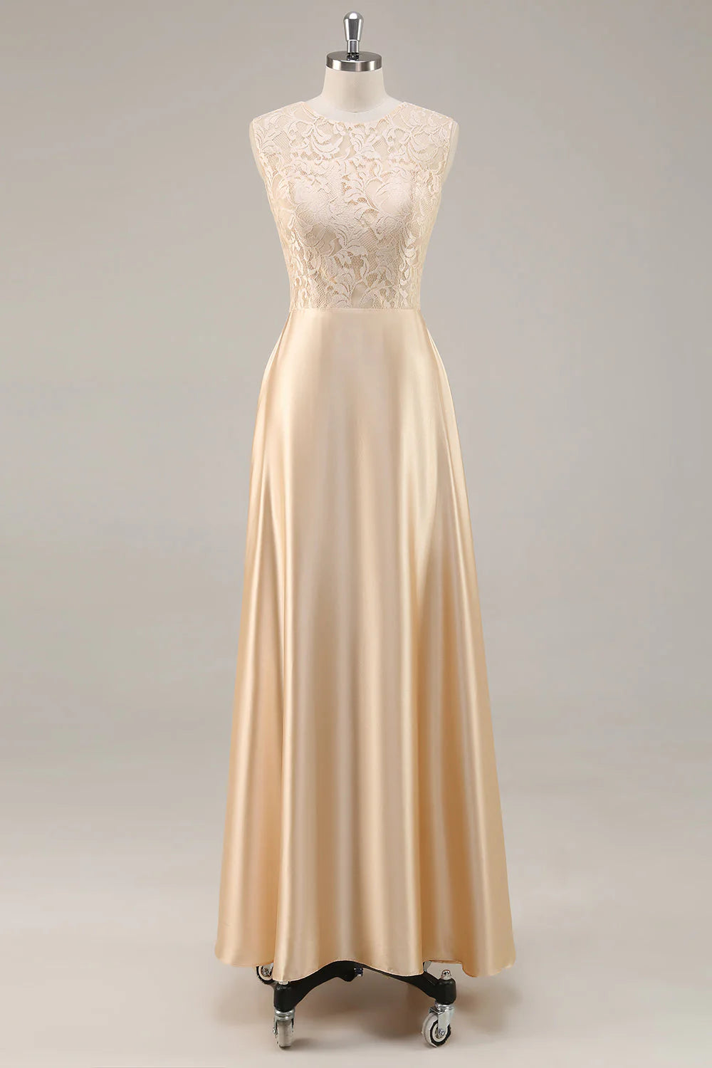 Champagne Satin A Line Two Pieces Mother Of The Bride Dress