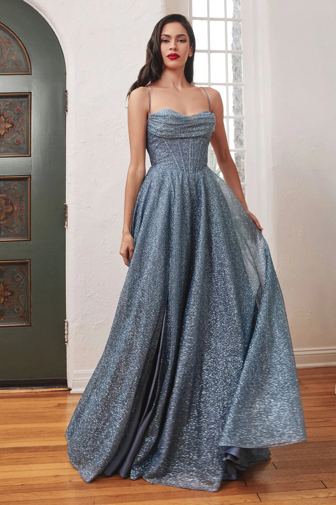 Thin camisole backless tight corset mermaid dress