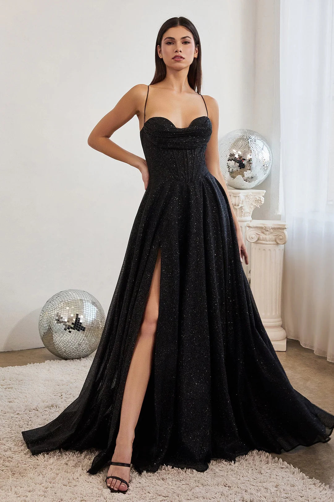 Thin camisole backless tight corset mermaid dress