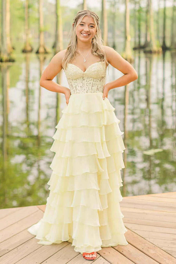Strapless strapless strapless tight fishbone corset ball dress with slit
