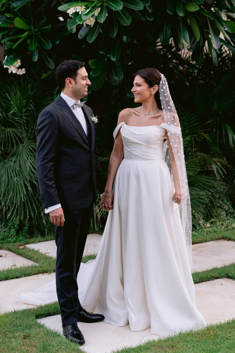 Elegant A Line Off the Shoulder White Long Wedding Dress with Ruched