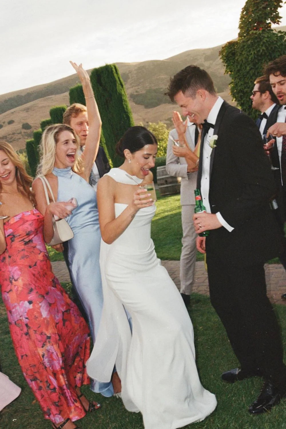 Classic Mermaid Strapless White Corset Wedding Party Dress