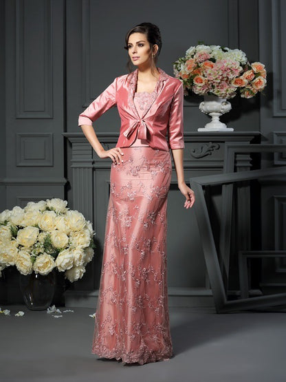 A-line camisole sleeveless floor length dress  lace bridal mother dress