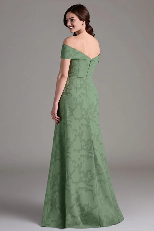 A-line shoulder pleated long skirt