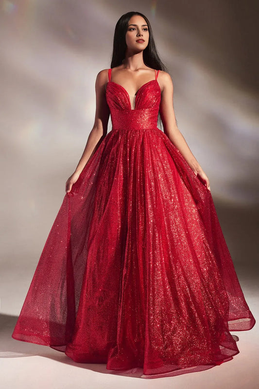 Charming   A-line illusion sweetheart Sleeveless lace-up Floor length glitter prom dress for women for sale