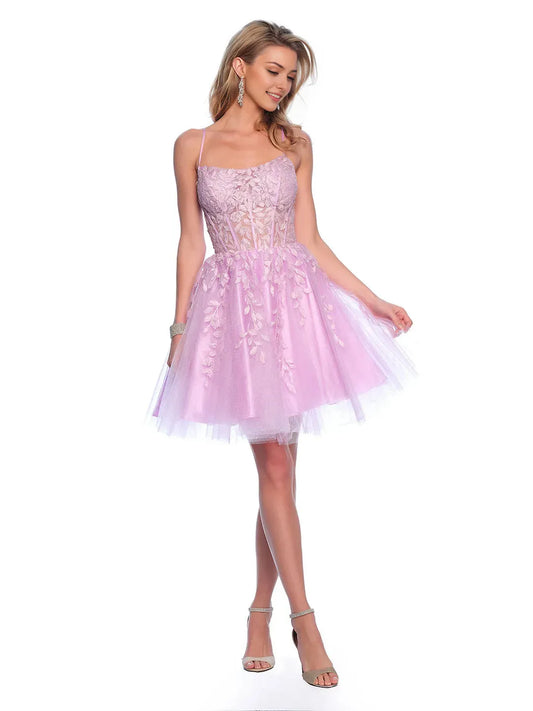 Classic Lilac A-Line Sweetheart Sleeveless Crisscross Back Short Mini Homecoming Dress hot sale