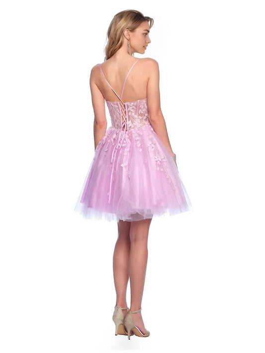 Classic Lilac A-Line Sweetheart Sleeveless Crisscross Back Short Mini Homecoming Dress hot sale