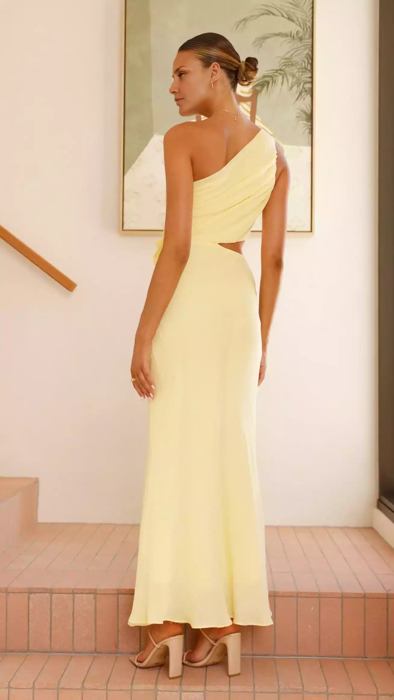 Elegant single shoulder fully lined flower invisible side zipper long slim Prom Dresses