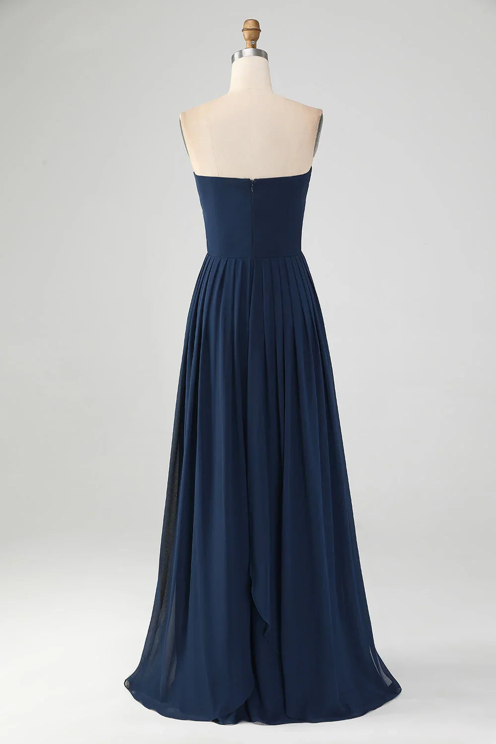 Enchanting A-line sweetheart pleated dress and floor bridesmaid gown