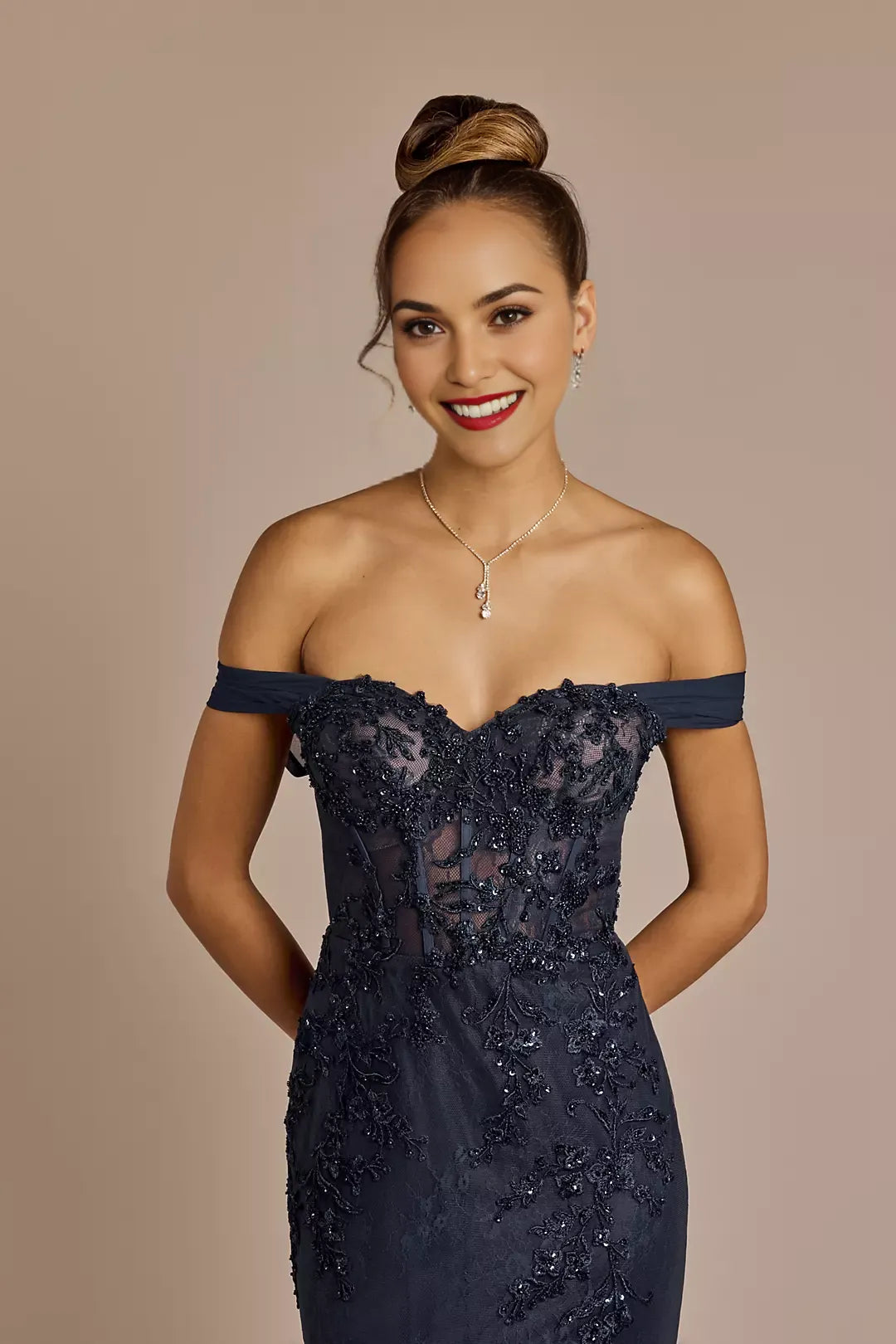 Exquisite Mermaid Off-Shoulder Sleeveless Beaded Applique Back Zip Floor-Length Prom Dresses Hot Sale