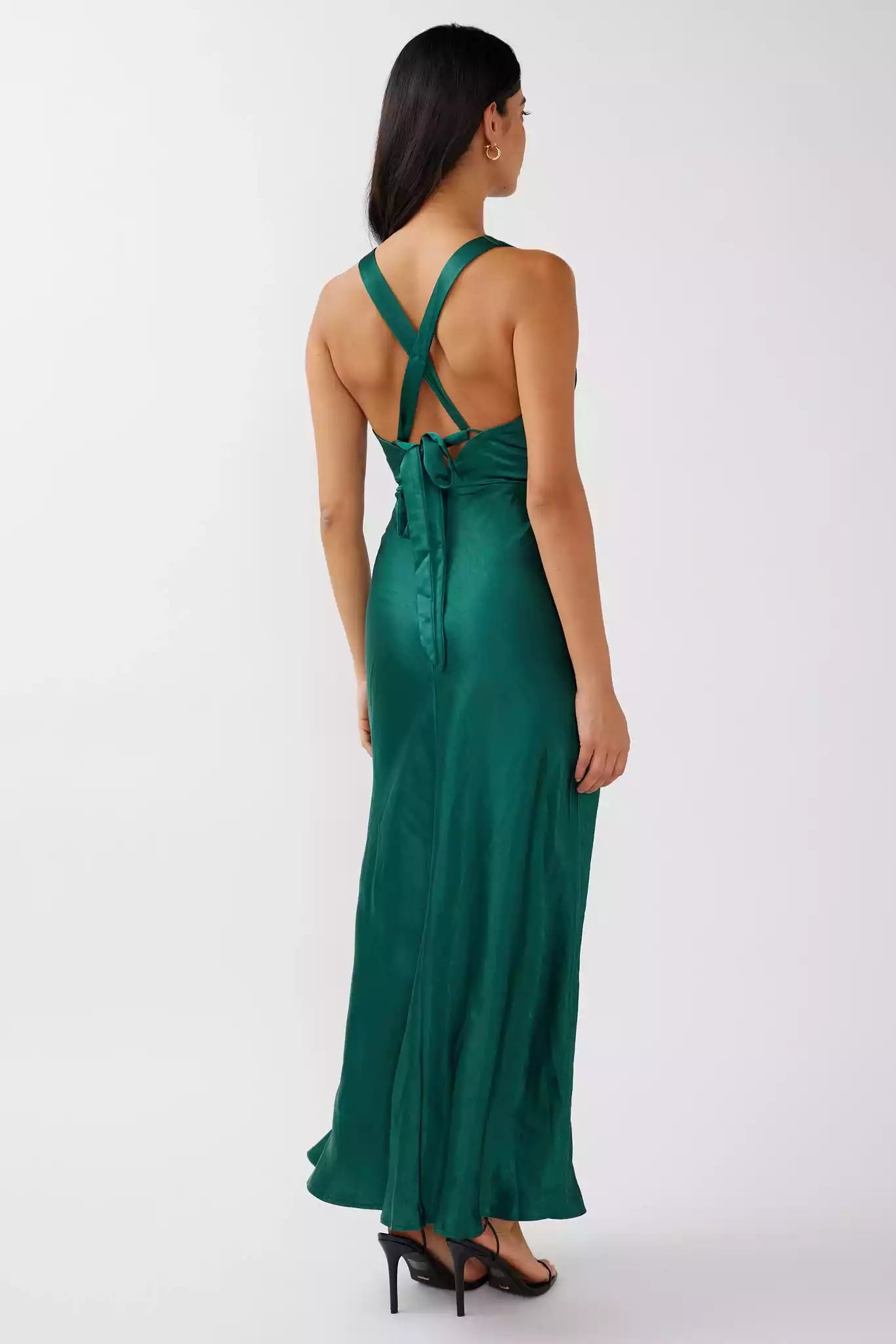 Exquisite satin lining, cross straps, lace edges, non elastic invisible zipper, Bridesmaid Dresses