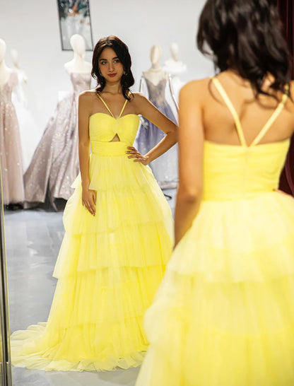 Keychain chiffon waist cinching ball dress