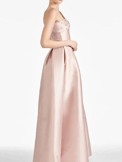 Princess One Shoulder Floor-Length Mother of the Bride Dresses