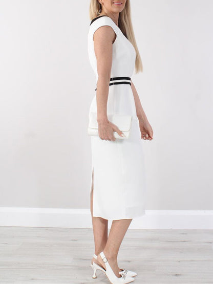 A-shaped square neck bridal mother gown