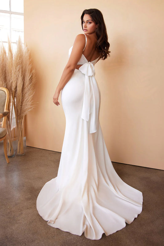 Mermaid Swinging Collar Thin Strap Bareback and Floor Long Dress