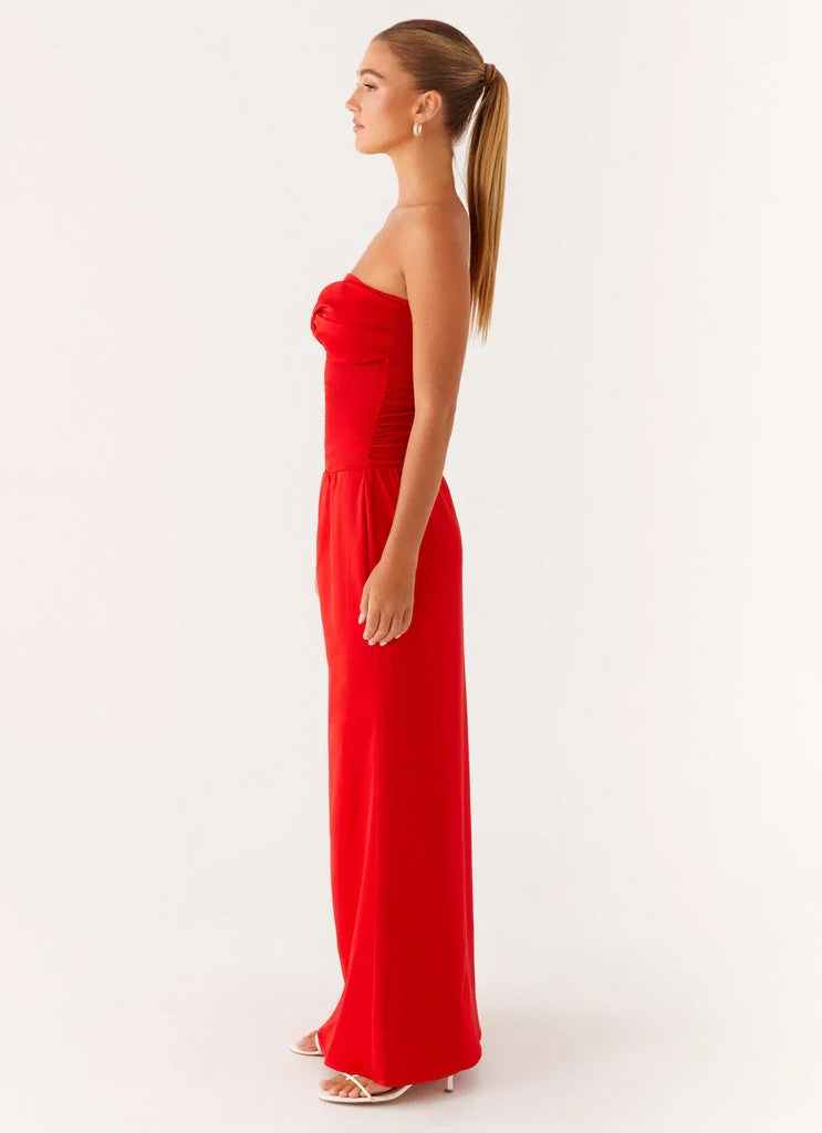 OKBBN's bold and beautiful off shoulder pleated semi transparent tight corset Prom Dresses