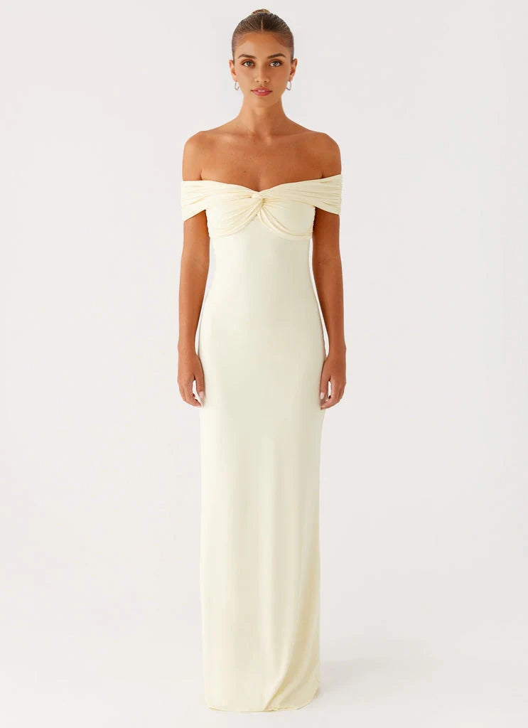 OKBBN's bold and stylish off shoulder corset highlights natural curves Prom Dresses
