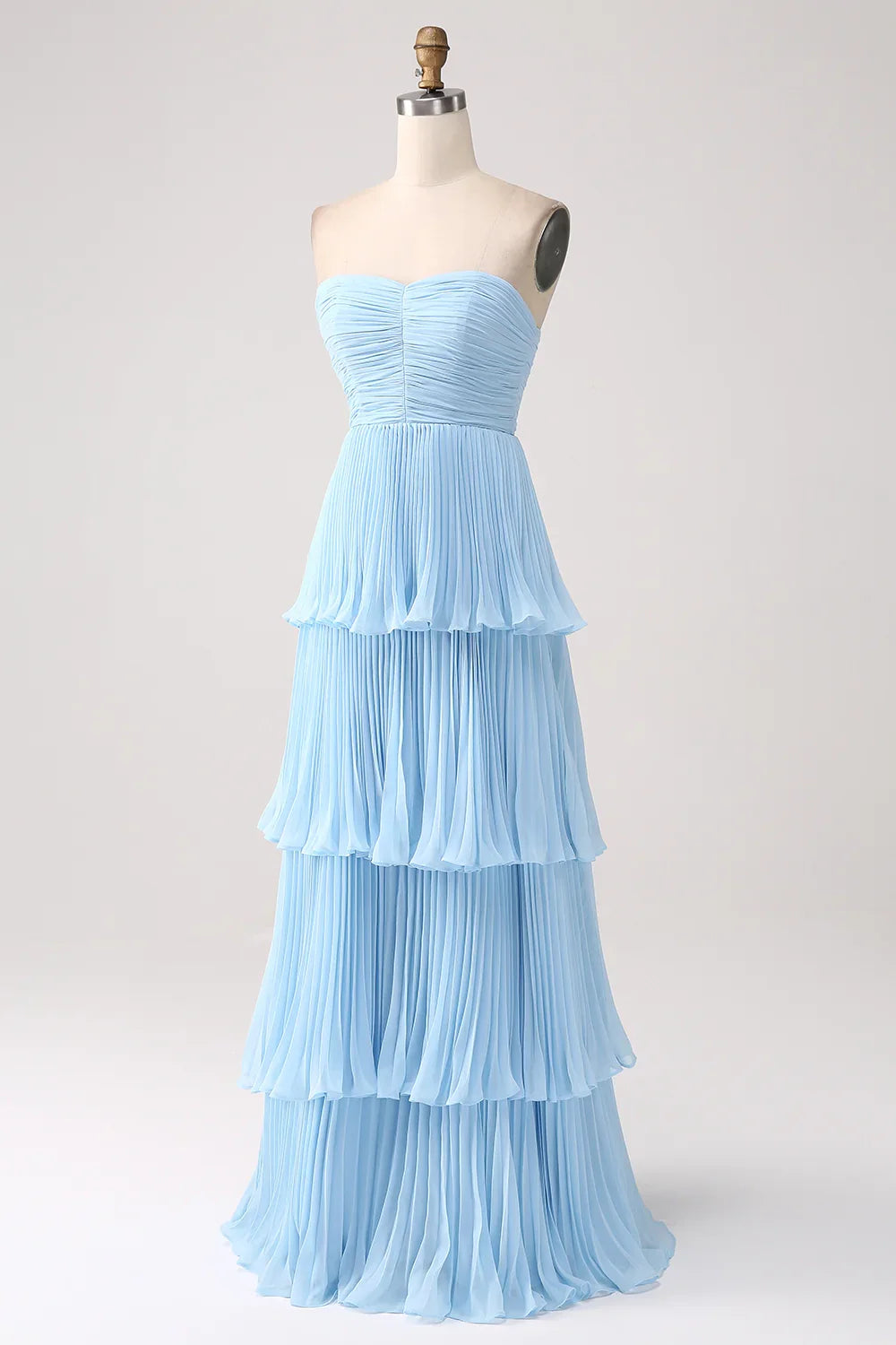 OKBBN's charming A-line sweetheart layering and chiffon Bridesmaid Dresses