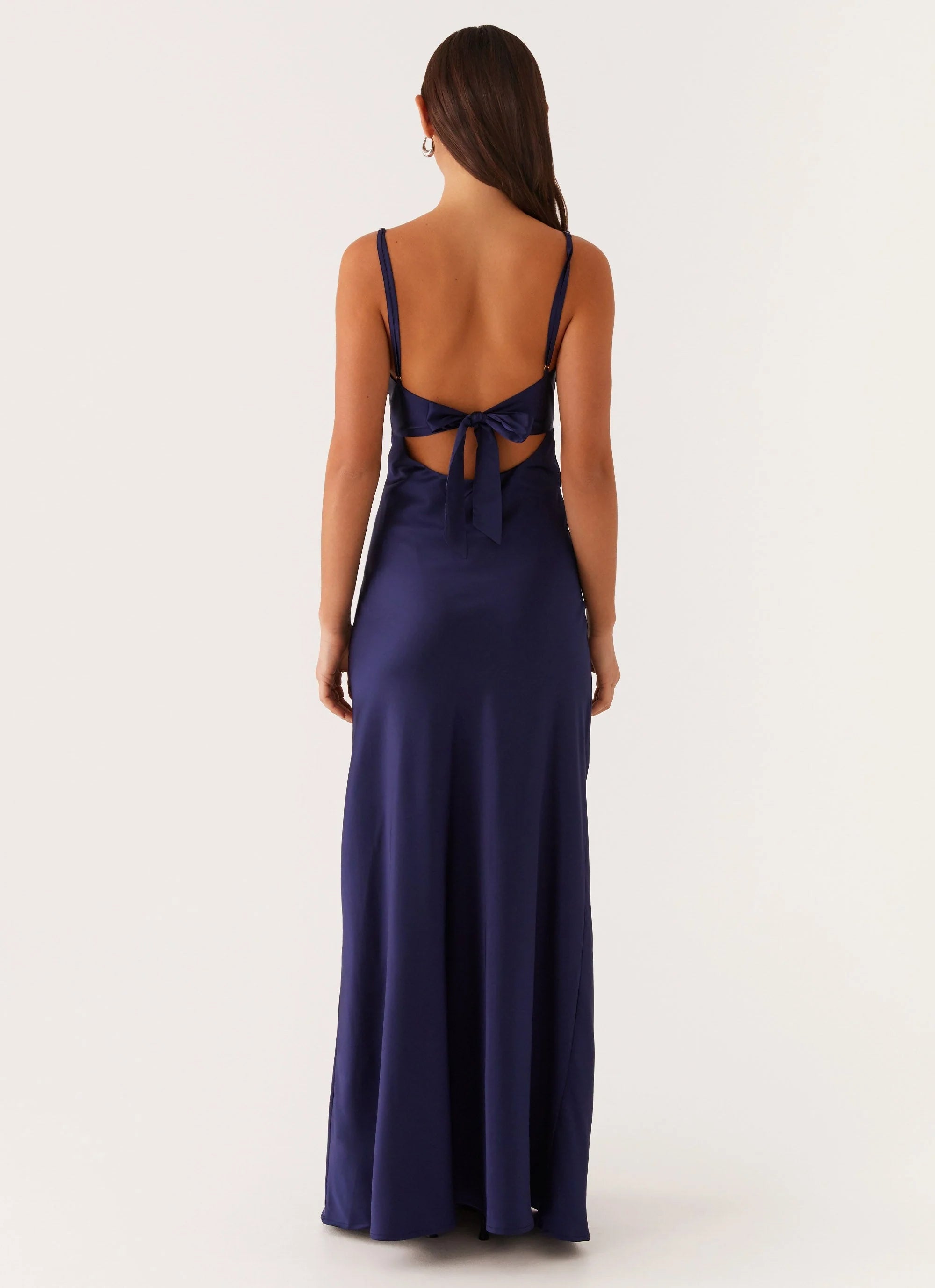 OKBBN's charming V-neck floral satin fully lined Homecoming Dresses