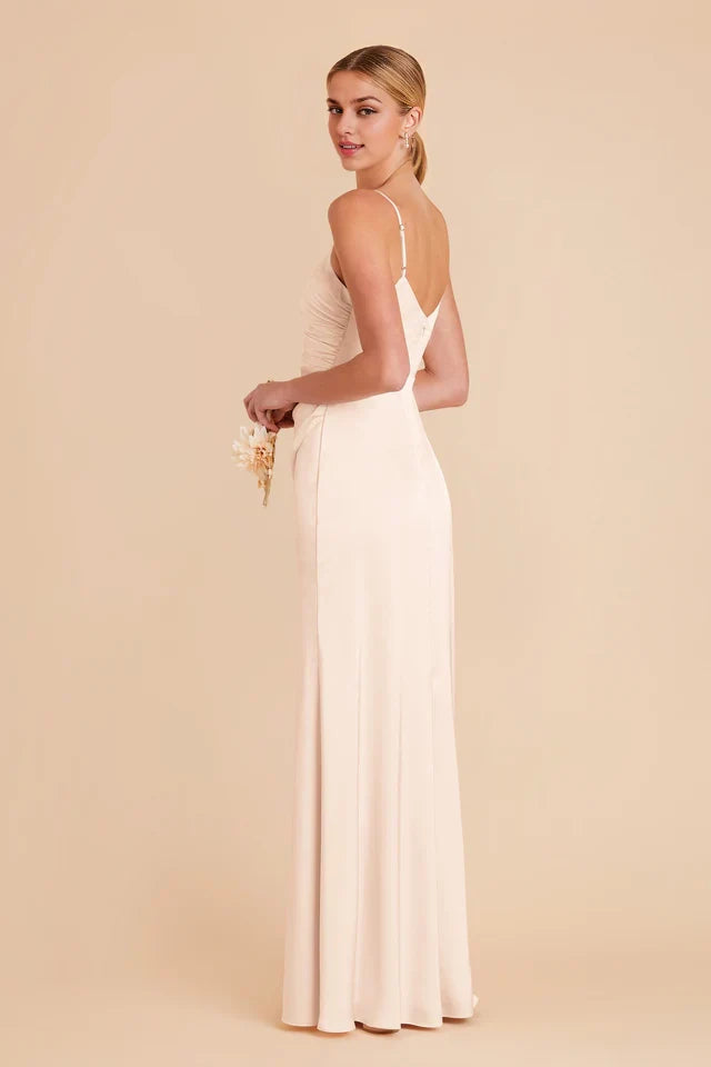 OKBBN's charming fully lined mermaid dress features overlapping slit Prom Dresses
