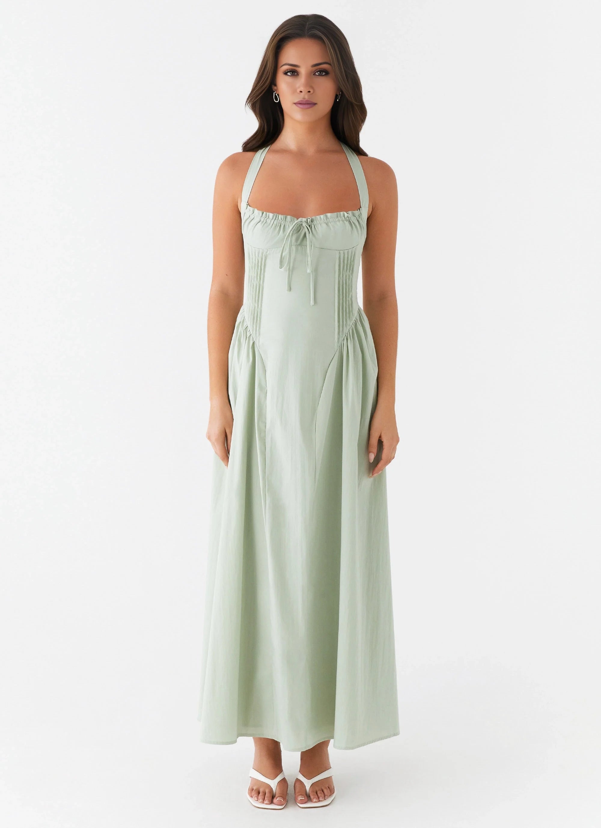 OKBBN's charming hanging neck with a long, thick neck strap and exposed back is the focus of attention, Prom Dresses