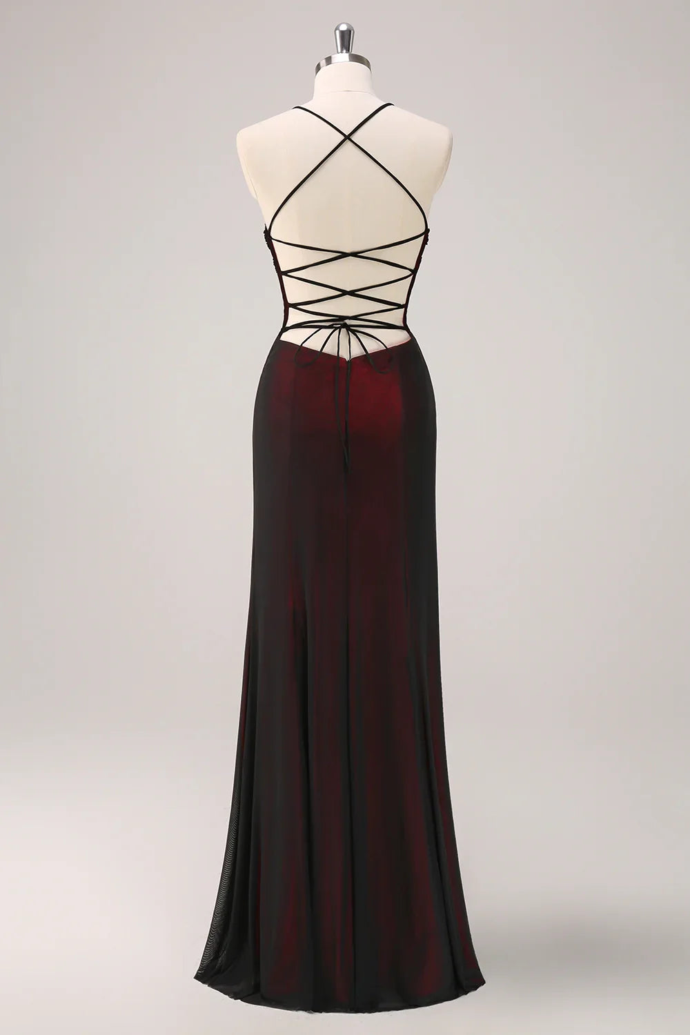 OKBBN's charming slim fit slim shoulder strap with back strap and long Bridesmaid Dresses