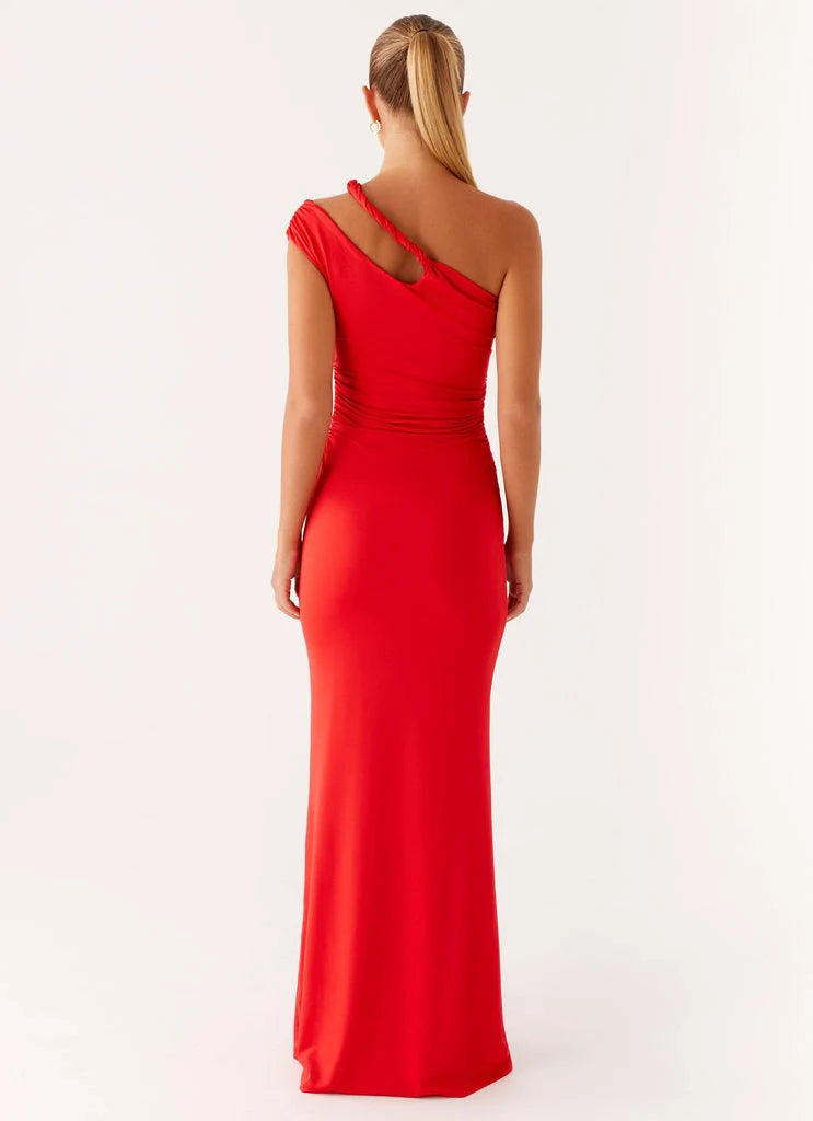 OKBBN's charming twisted shoulder strap pleats Homecoming Dresses