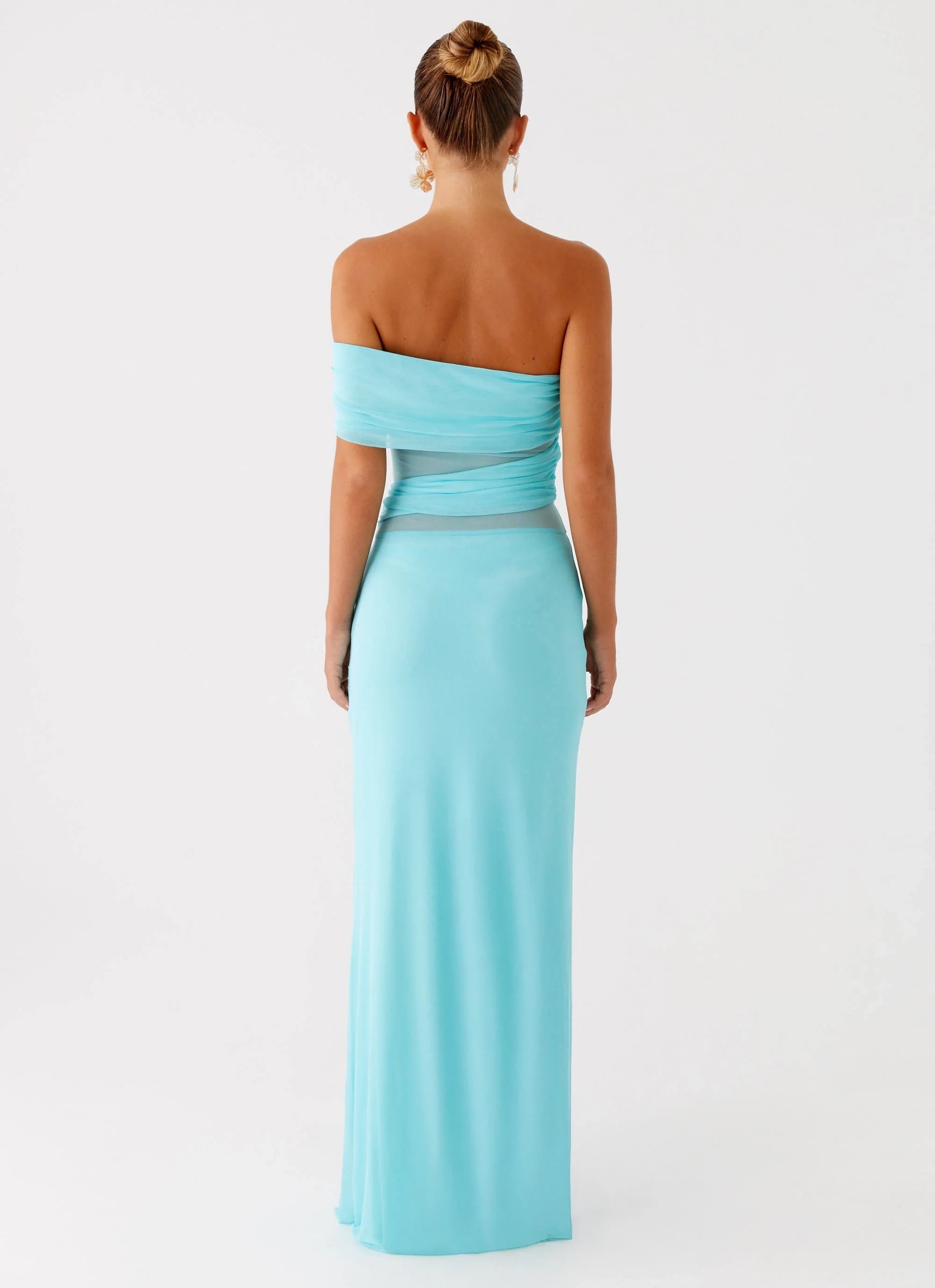 OKBBN's elegant off shoulder pleats and graceful styling Homecoming Dresses