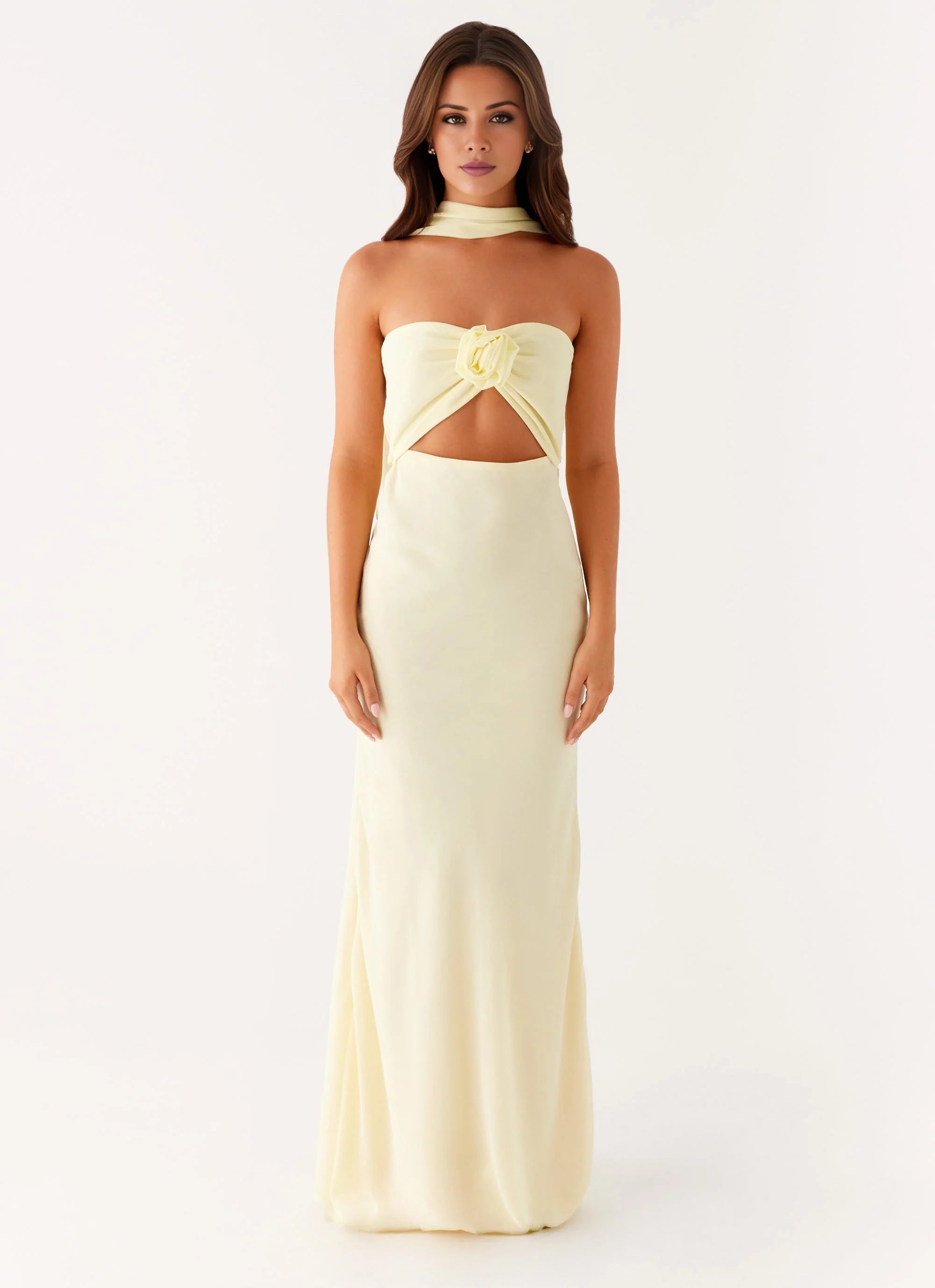 OKBBN's elegant slim fit pleated corset highlights graceful curves Prom Dresses