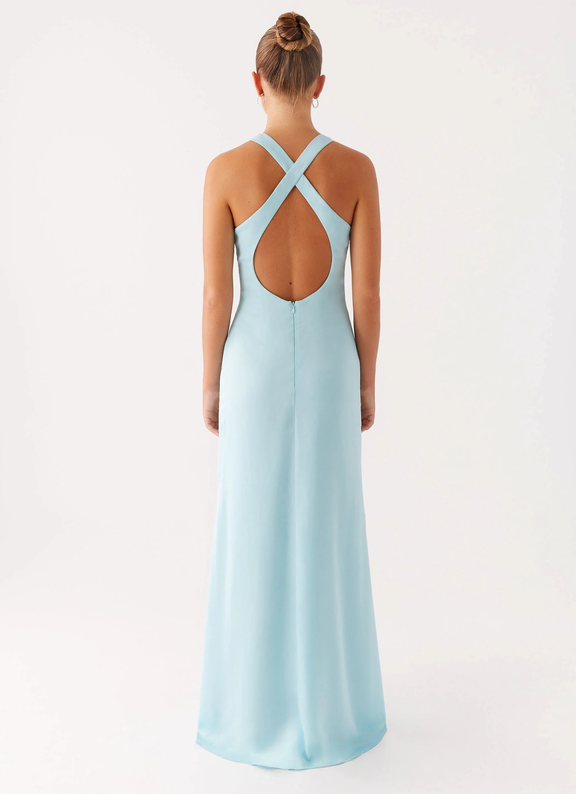 OKBBN's fashionable and elegant low V-neck pleated chest hem with graceful curves Homecoming Dresses