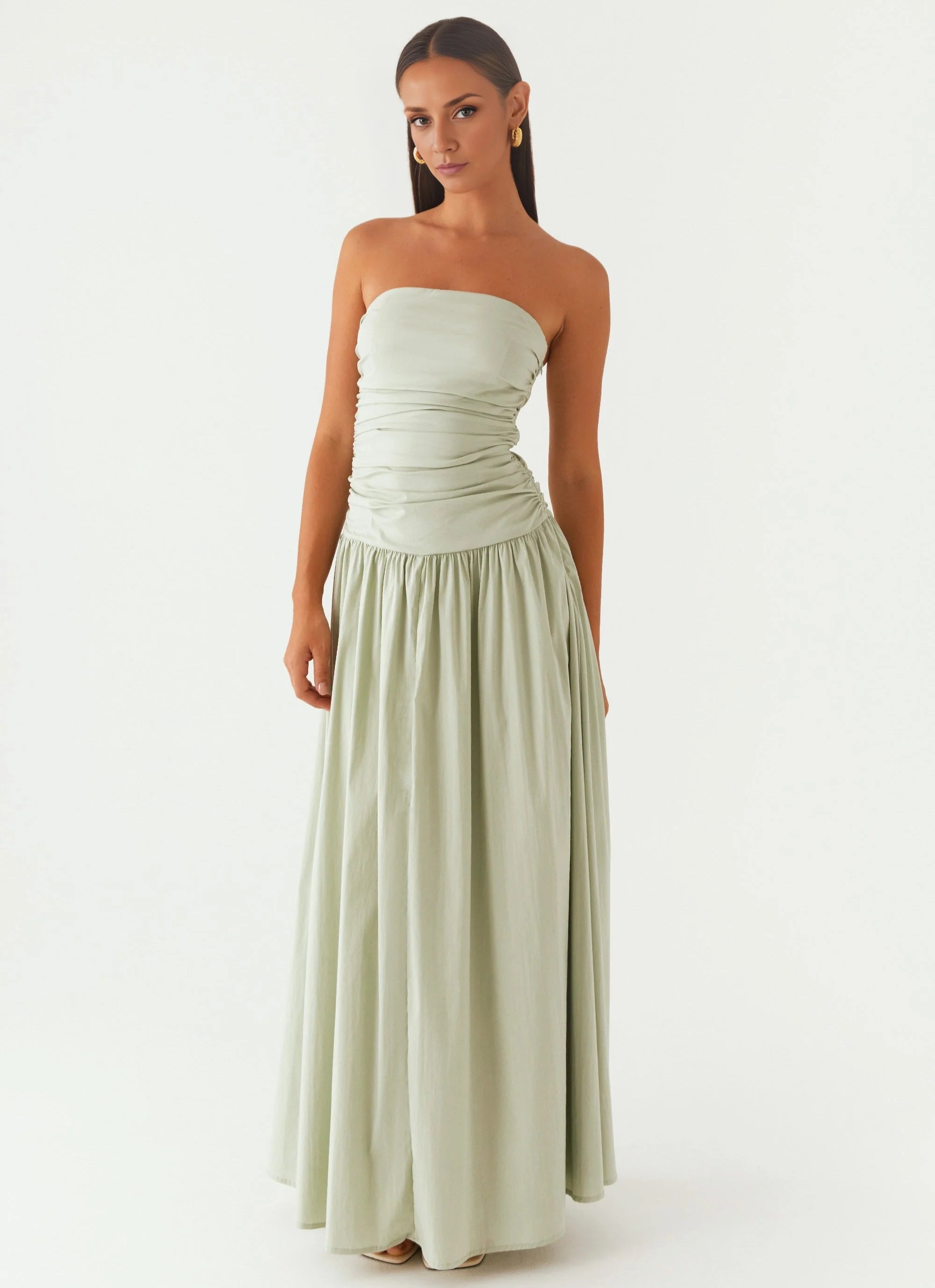 OKBBN's playful and charming pleated side flared skirt Prom Dresses