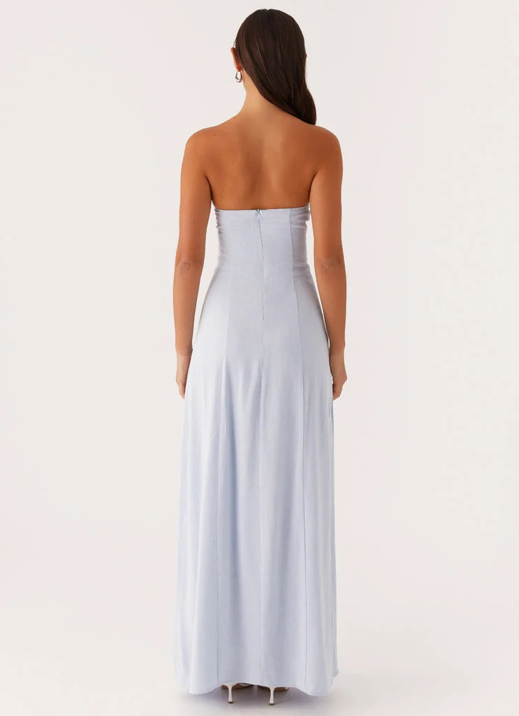 OKBBN's relaxed and elegant off shoulder highlights the curves of the shoulders, slim fit with ruffled edge tight corset Prom Dresses