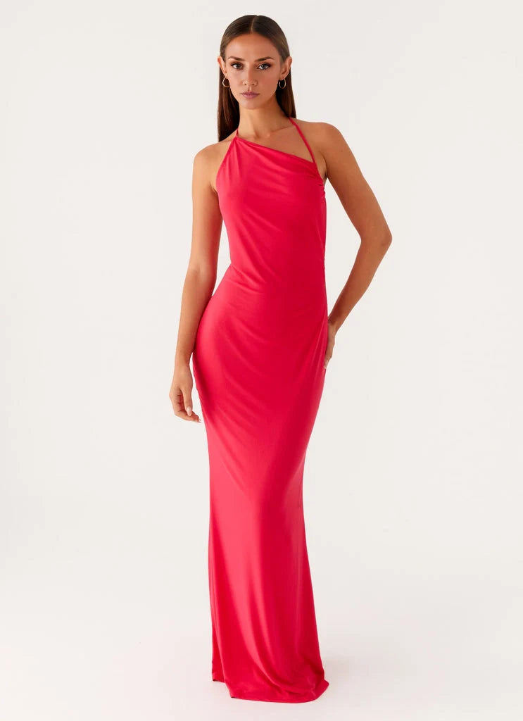 OKBBN's stunning square neckline with exposed back and smooth silhouette Prom Dresses