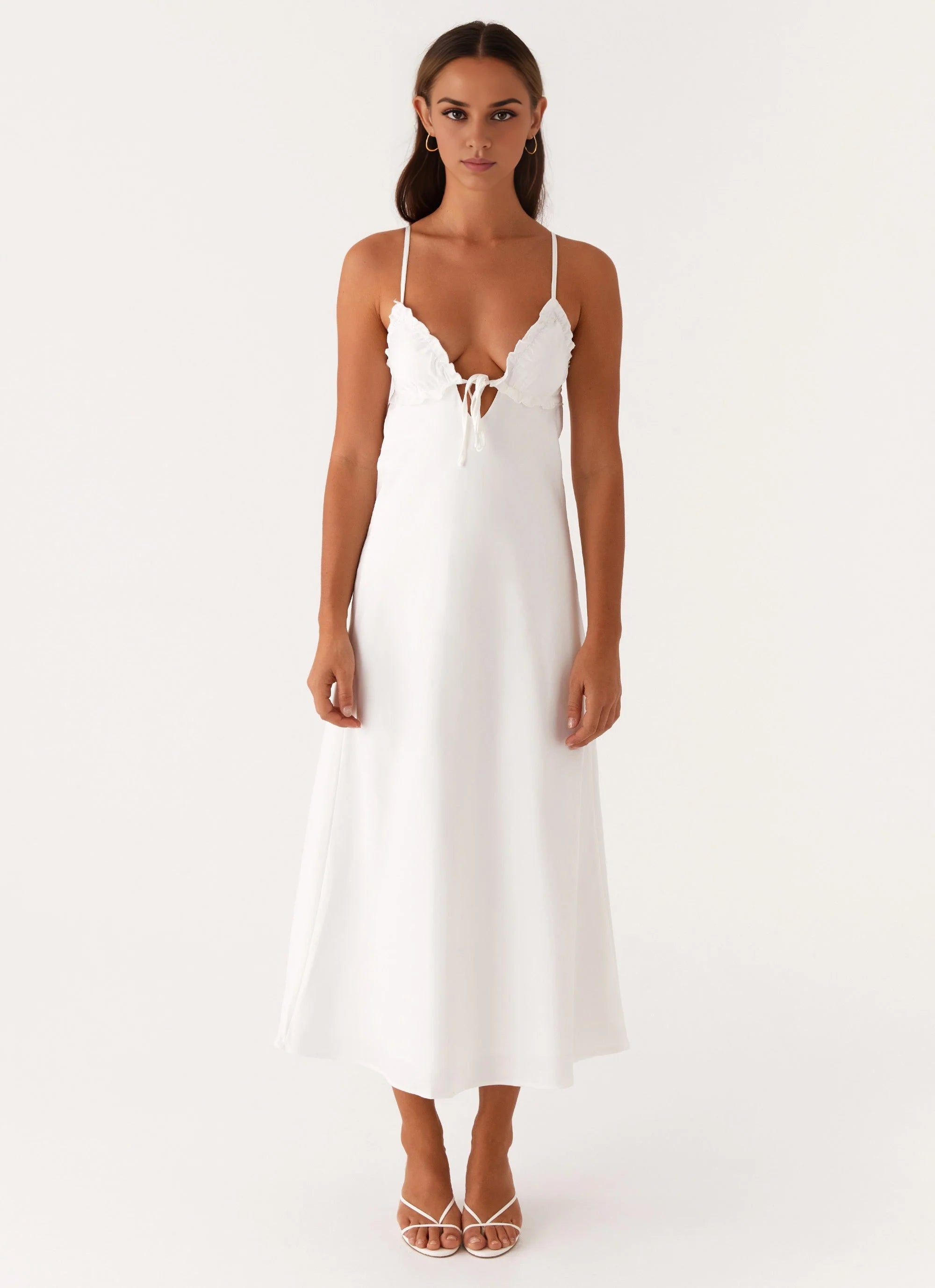 OKBBN's unique V-neck front tie perfectly highlights the graceful figure Prom Dresses