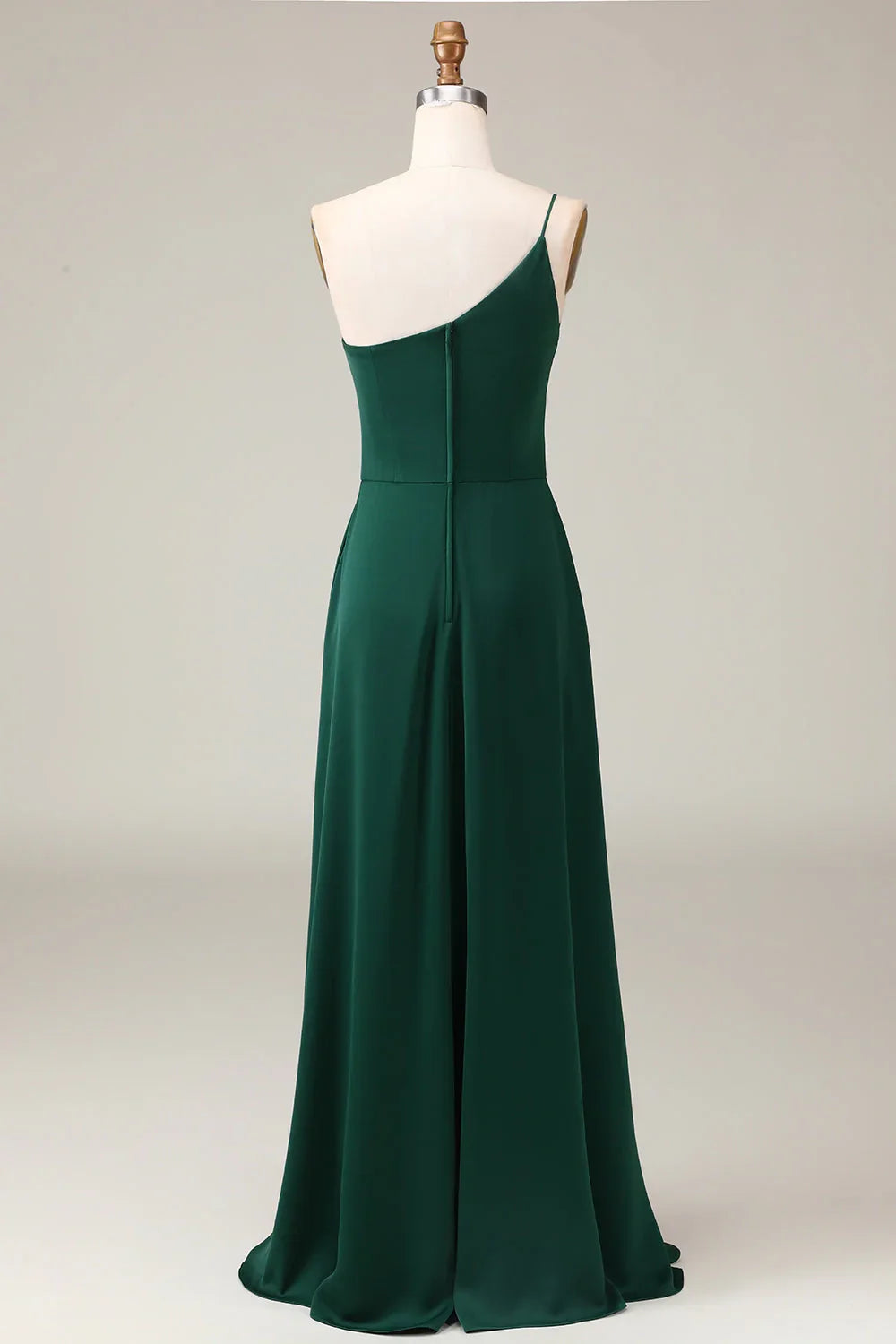 OKBBN fashionable and simple A-line shoulder and floor chiffon Bridesmaid Dresses