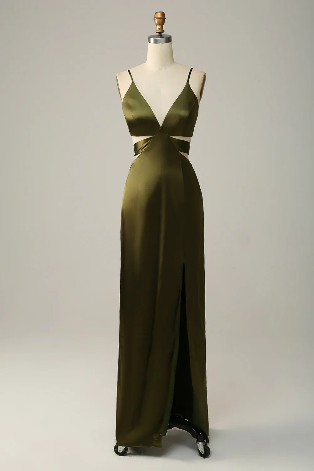 OKBBN sexy slim fit slim shoulder strap with hollow satin Bridesmaid Dresses