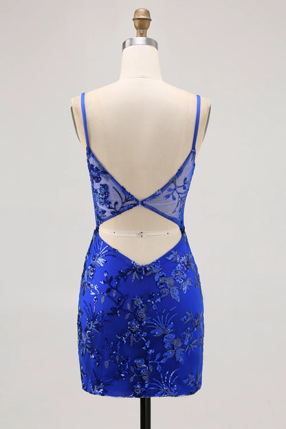 Sequin tight fitting short back to school dress