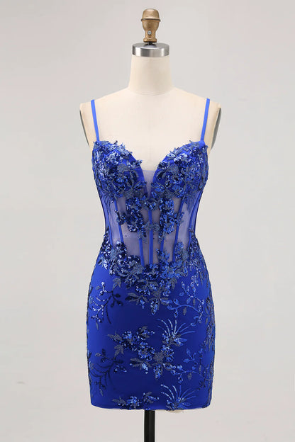 Sequin tight fitting short back to school dress