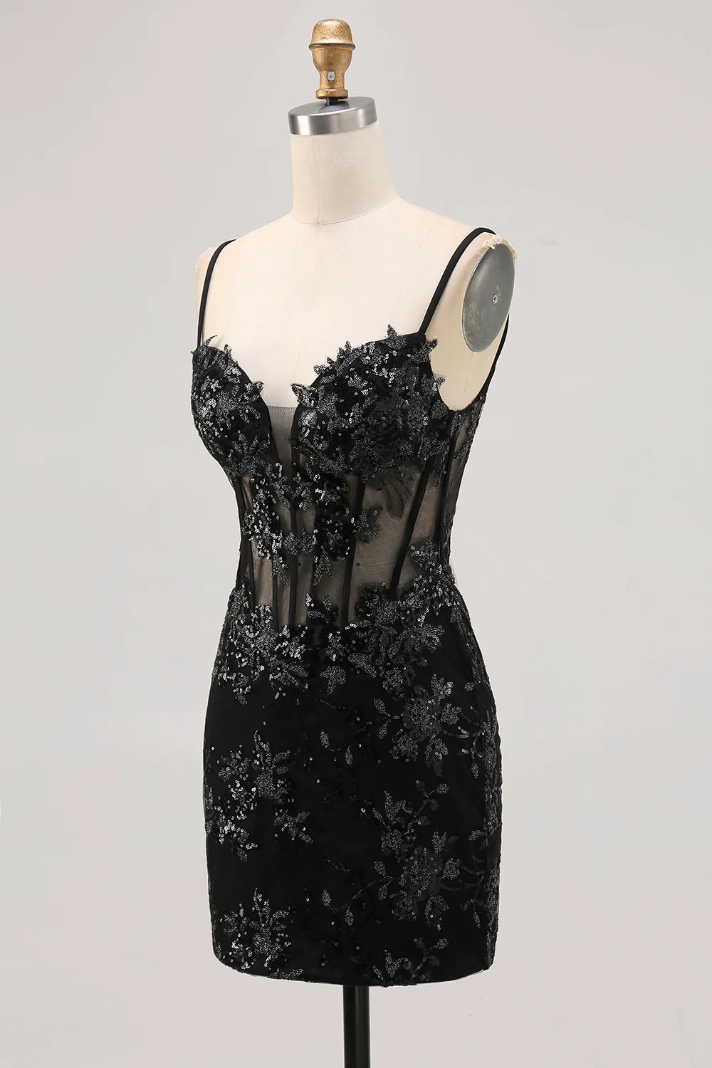 Sequin tight fitting short back to school dress