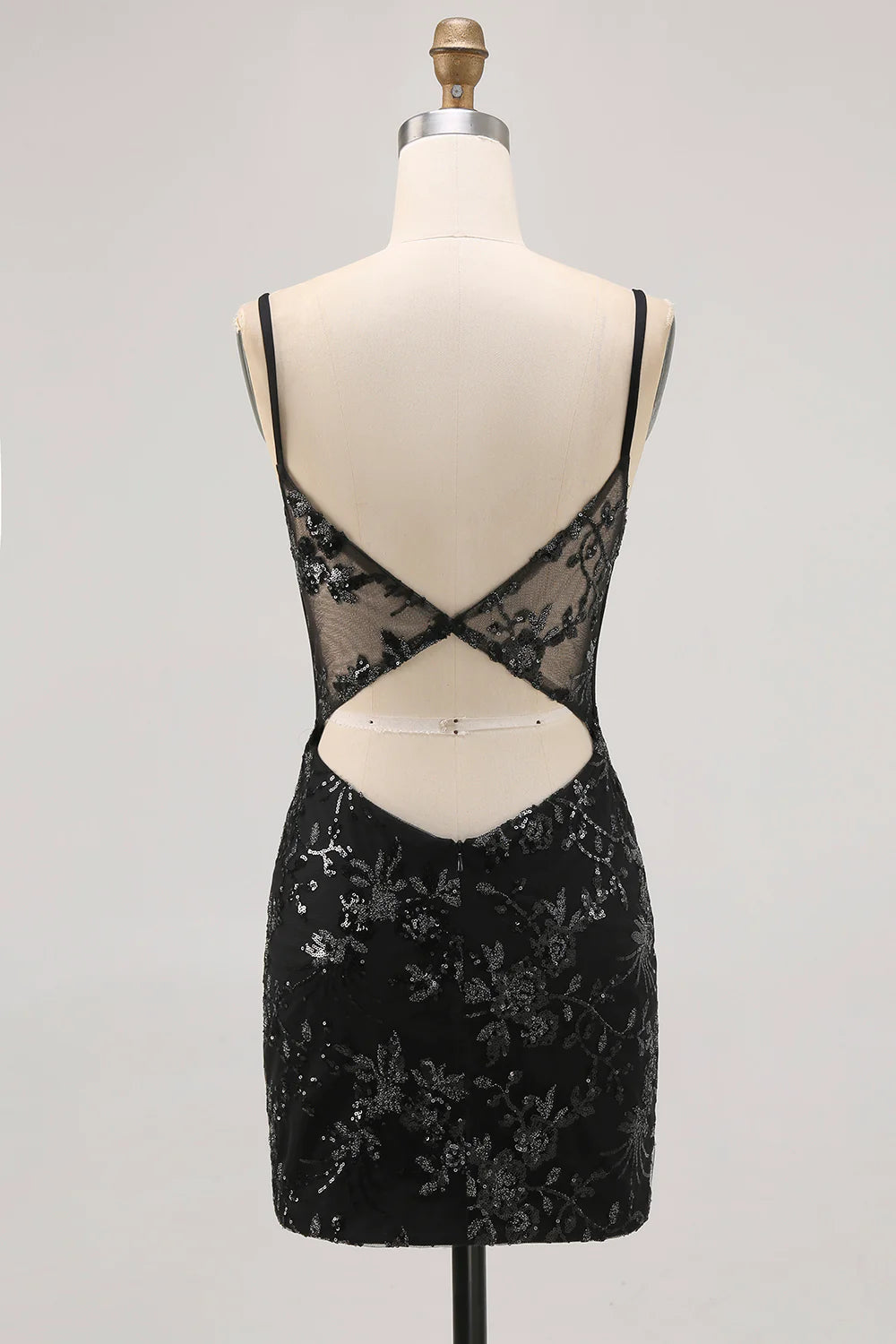 Sequin tight fitting short back to school dress