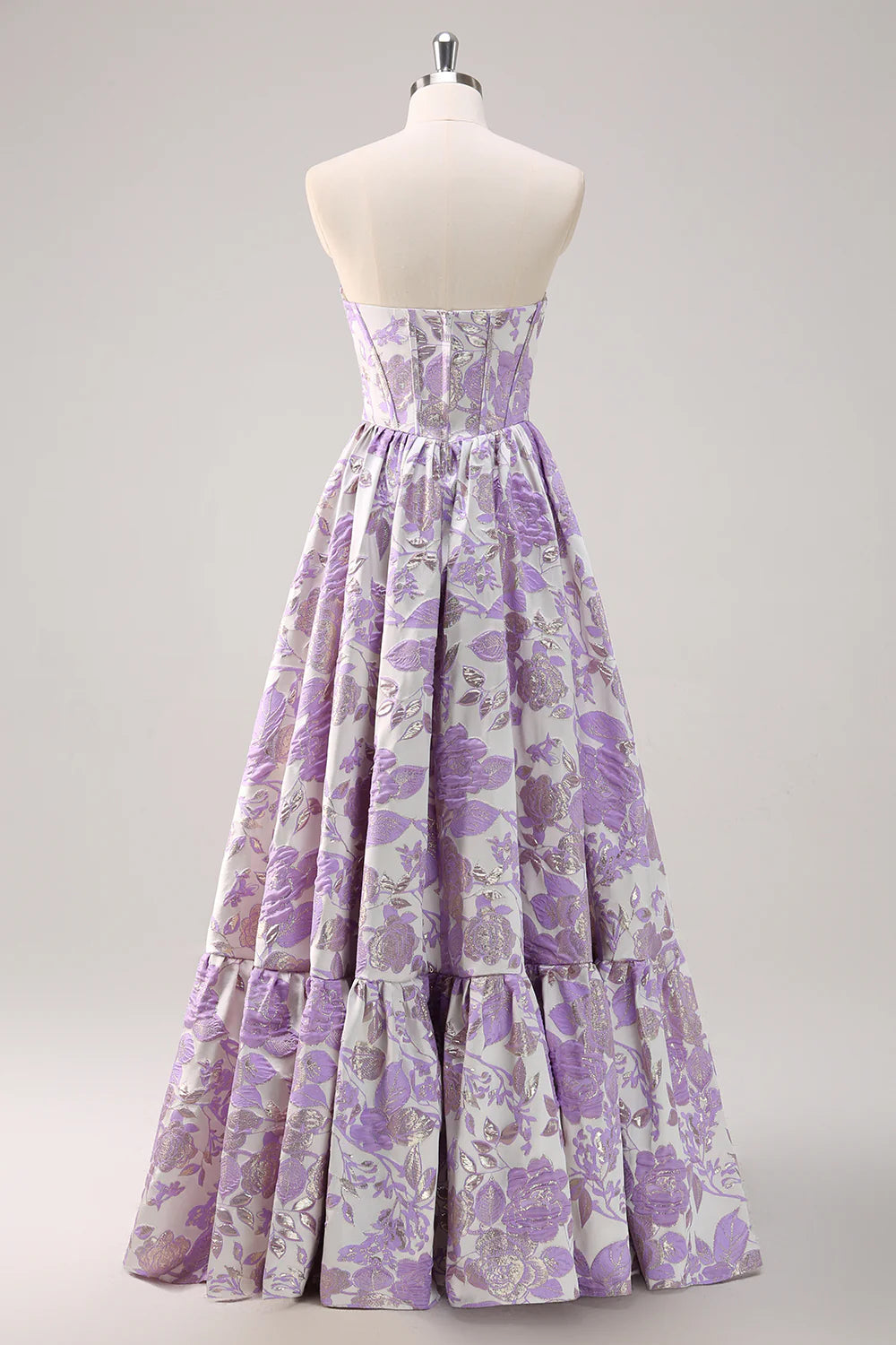 Shiny and Cute Ball Dress Sweetheart Tight corset Brocade Ball Dress