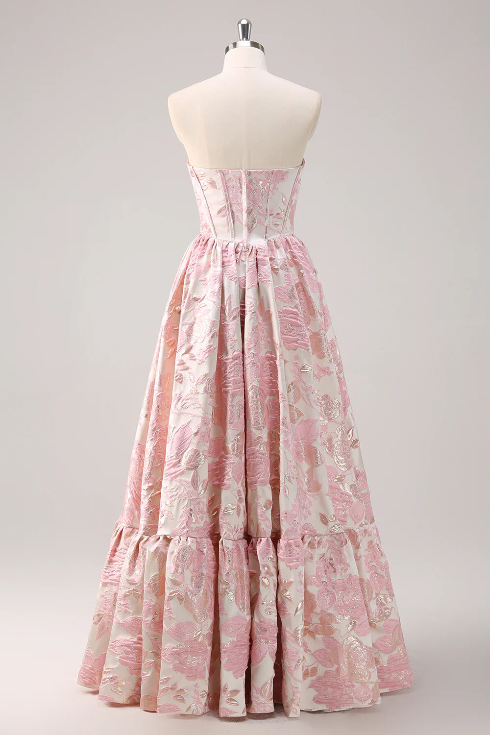 Shiny and Cute Ball Dress Sweetheart Tight corset Brocade Ball Dress