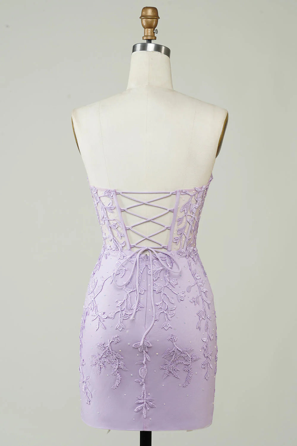 Sleeveless heart-shaped corset short back to school dress with decals