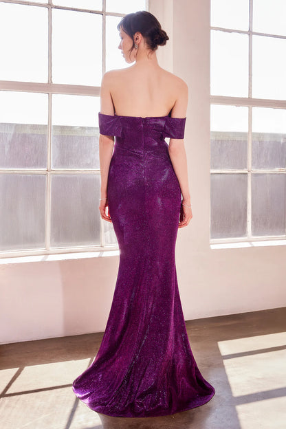 Sparkling mermaid one-piece shoulder strap pleated dress