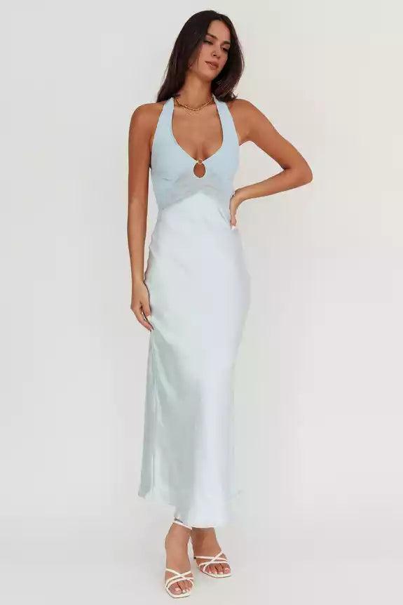 Unforgettable unlined mesh corset with backless adjustable shoulder straps and zippered sides Prom Dresses