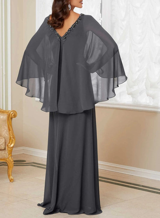 A-line/Princess V-neck Bridal Mother Dress