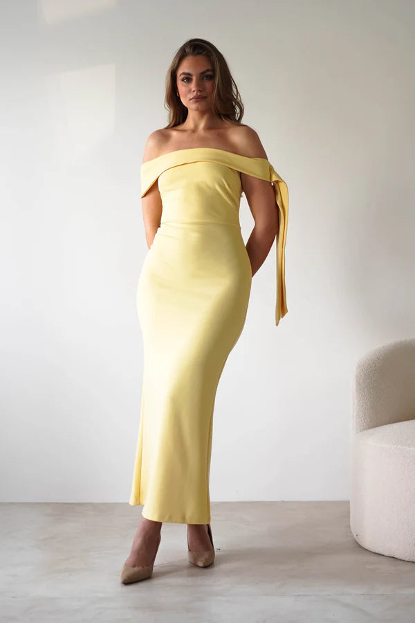 Sleeveless tight fitting waist cinching dress