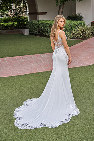 Thin shoulder strap off shoulder lace mermaid and floor length skirt
